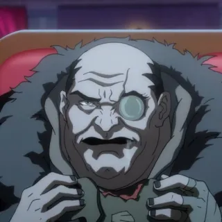 💉 7cfdf731 Penguin Pinguin, Batman, Bösewicht, DC Comics, Figur, Cartoon telegram sticker