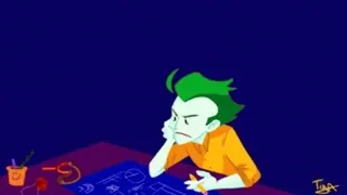 😻 10057215 Joker komiksy, DC Comics, klaun, złoczyńca, geniusz zbrodni telegram sticker