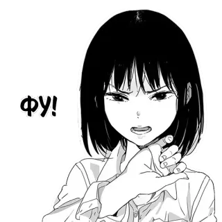 🙊 c48e12a2 ФУ! Manga, Anime, Gadis, Jijik, Rusia, Teks telegram sticker
