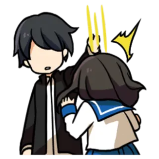 👊 84a08164 Dibujos animados, Anime, Pelea, Bofetada, Ataque telegram sticker