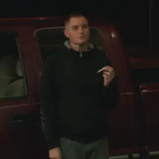 🎋 f3b7cd44 ผู้ชาย, สูบบุหรี่, เสื้อฮู้ด, รถบรรทุก, บุหรี่ telegram sticker