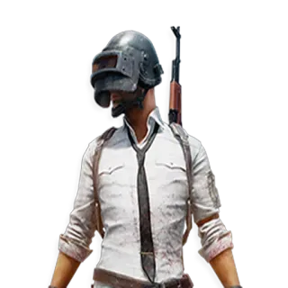 💎 4a0ef38e PUBG, Battle Royale, Casque, Arme à feu, Jeu de tir, Jeu vidéo telegram sticker