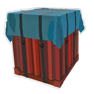 💎 9b57fbd6 caisse, largage, jeu vidéo, parachute, boîte telegram sticker