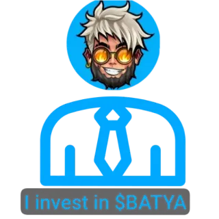 😎 f9993ca4 I invest in $BATYA investimenti, soldi, crypto, finanza telegram sticker