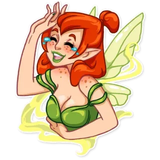 😂 0c1ca34d fata, ragazza, cartone animato, magia, fantasy, ali whatsapp sticker