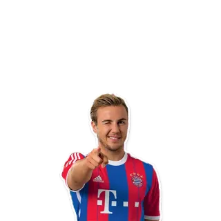 😉 969d2ad4 piłka nożna, sportowiec, piłka nożna, gracz, sport, wskazywanie telegram sticker