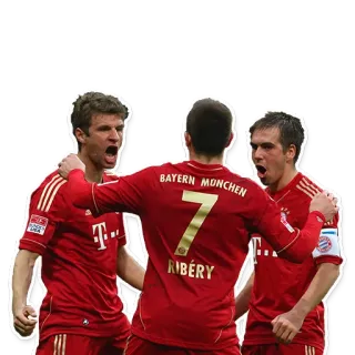 ✨ ec9b505a piłka nożna, bayern monachium, piłka nożna, sportowcy, drużyna, ribery telegram sticker