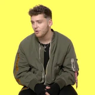 🌿 d46458b9 homme, veste, portrait, personne, masculin, vêtement whatsapp sticker