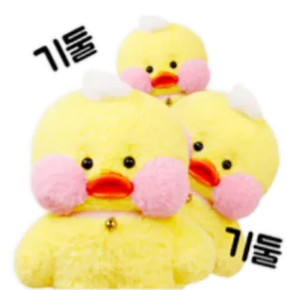 😜 37e4b1dc 기롤 bebek, binatang, imut, kawaii, boneka, mainan telegram sticker