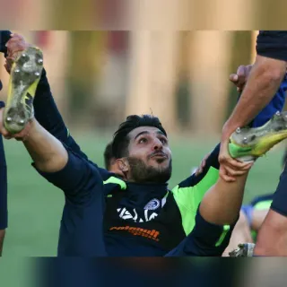 😲 5261d088 hombre, estiramiento, deporte, ejercicio, atleta, entrenamiento whatsapp sticker