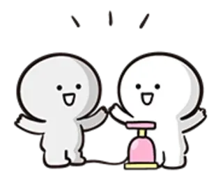 🤗 2efeca2c 卡通, 贴纸, 可爱, 绘画, 极简, 插画, 角色 telegram sticker