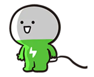 ✨ 68dfa0e0 卡通, 表情符号, 能量, 充电, 电池, 能源, 可爱 telegram sticker