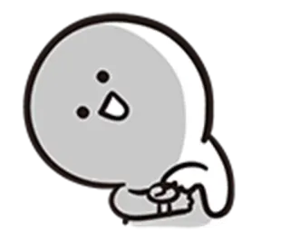 🙄 96c12e65 卡通, 角色, 可爱, 贴纸 telegram sticker