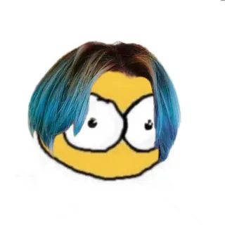 🫐 44356790 emoji, face, meme, funny, expression telegram sticker