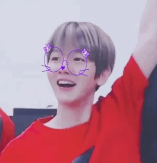 🦄 bc164826 人, 顔, メガネ, かわいい, 笑顔 telegram sticker