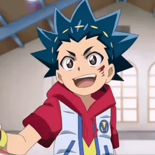 😃 258ac1cd Valt Aoi Beyblade 动漫, 卡通, 角色, 男孩 telegram sticker
