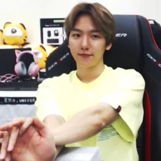 🍯 2ac86015 EXO, UNIVERSE kpop, exo, universe, 音乐, 边伯贤 telegram sticker