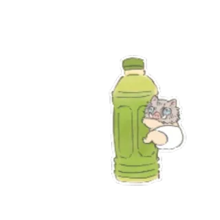 🍾 bfa206d8 anime, sticker, character, bottle, cartoon, baby, cute whatsapp sticker