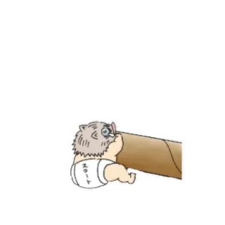 😖 d6abe7da スライト baby, diaper, funny, anime, cartoon, character whatsapp sticker