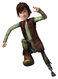 🏃 7bfd158e Hiccup How to Train Your Dragon 히컵, 드래곤 길들이기, 애니메이션, 캐릭터, 판타지, 드래곤 telegram sticker