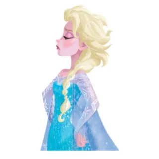 🙄 274d55c4 Elsa Frozen Elsa, Frozen, Disney, ice, queen, cartoon, princess telegram sticker