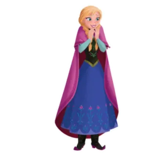 😃 899d4eb8 Anna Frozen cartoon, princess, disney, frozen, anna, character, animated telegram sticker