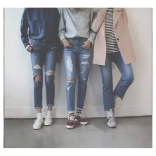 👥 2f61fbf7 fashion, jeans, denim, style, clothing, casual telegram sticker