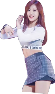 🙅 d0d5326d DIM. E CRES. 여자, 케이팝, 아이돌, 패션, 미소, 귀여운, 댄스 telegram sticker