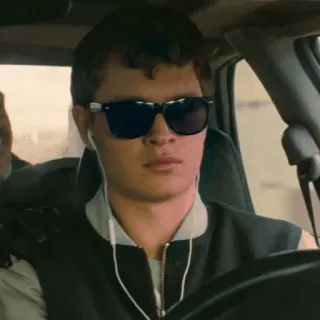 🚘 10f8619b person, car, sunglasses, driving, seatbelt telegram sticker