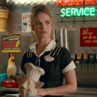 🚘 78b6d60d woman, diner, waitress, restaurant telegram sticker