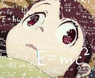 🥴 5a06ac39 MeT4
= Εψ
E=hw
E-
V
M
NA
e
M
12
L
Jas
Δ= 42
2T
Rm
21
k=
133
4π εε
m=WL=2
4 new
Ec
NA
D
b
E=mc²
ΔΙΟΦ matemática, equações, ciência, anime, confuso, personagem telegram sticker