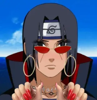 💋 96c575ac Itachi Uchiha Naruto 이타치, 우치하, 나루토, 애니, 만화, 캐릭터, 팬아트 telegram sticker