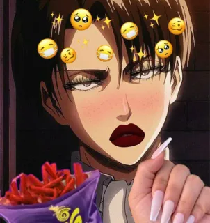 BE4UTY telegram stickers