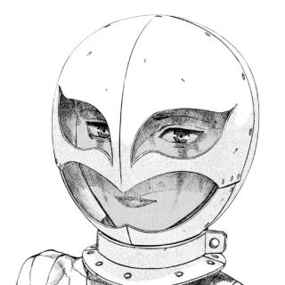 🐭 65fdaf06 Griffith Berserk Animé, Manga, Casque, Faucon Blanc, Apôtre whatsapp sticker