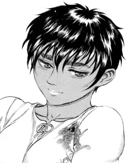 ☺️ 83cc4e46 Casca Berserk Manga, Animé, Femme, Personnage, Cicatrice whatsapp sticker