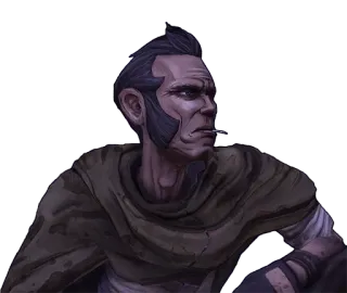 😒 9ababb7a homme, visage, fumeur, sérieux, portrait telegram sticker