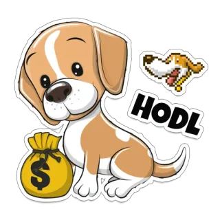 Beagle INU telegram stickers