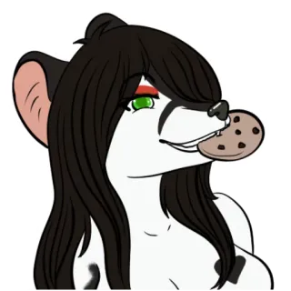 🍪 7de0ac7f 兽人, 卡通, 动物, 饼干, 插画 telegram sticker
