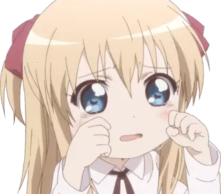 😢 c0edf9da 动漫, 哭泣, 难过, 女孩, 卡通 telegram sticker