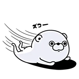 😒 1a68746f 卡通, 熊, 可爱, 幽灵, 眼镜 telegram sticker