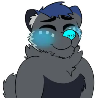 😊 8b1a09fc медведь, мультфильм, животное, пушистый, милый, счастливый telegram sticker