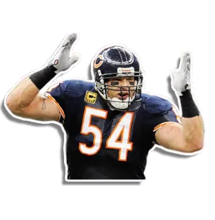 🤗 88529f8d football, sports, chicago bears, nfl, athlete, player telegram sticker