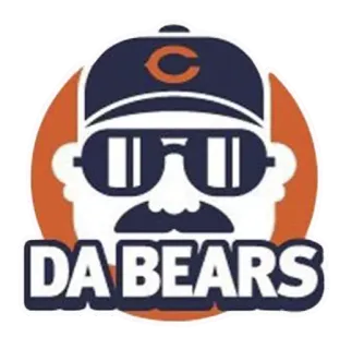 😎 afe8a391 DA BEARS Chicago Bears, NFL, football, sports, team, mascot telegram sticker