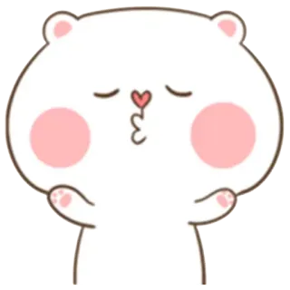 😚 5e441485 beruang, ciuman, imut, cinta, hati, hewan telegram sticker