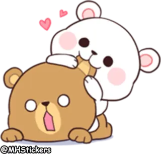 @MHStickers Bears In Love telegram stickers