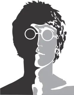 The Beatles telegram stickers