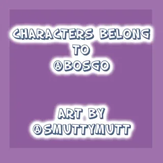 💬 b5391865 CHARACTERS BELONG TO @BOSGO
ART BY @SMUTTYMUTT arte, personagens, copyright, atribuição whatsapp sticker
