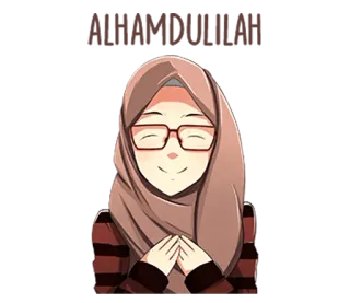 Beautiful Hijab Girl whatsapp stickers