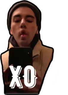 😘 c4521da9 XO bacio, abbraccio, saluto, amore, espressione telegram sticker