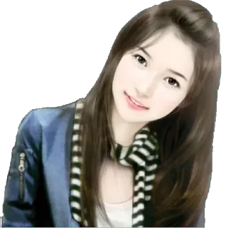 😊 ada56dd3 여자, 인물 사진, 스티커, 애니메이션 스타일, 일러스트, 소녀 whatsapp sticker